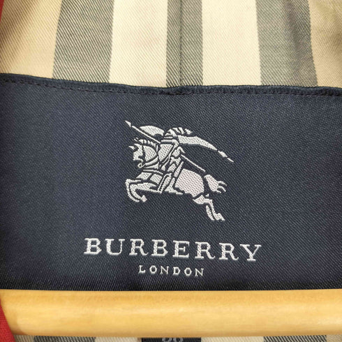 バーバリーロンドン BURBERRY LONDON 裏地ノバチェックトレンチコート レディース 38