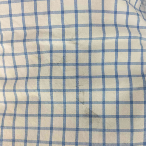 ラルフローレン RALPH LAUREN SLIM FIT スモールポニー刺繍 ウィンドウペン BDシャツ メンズ import:M