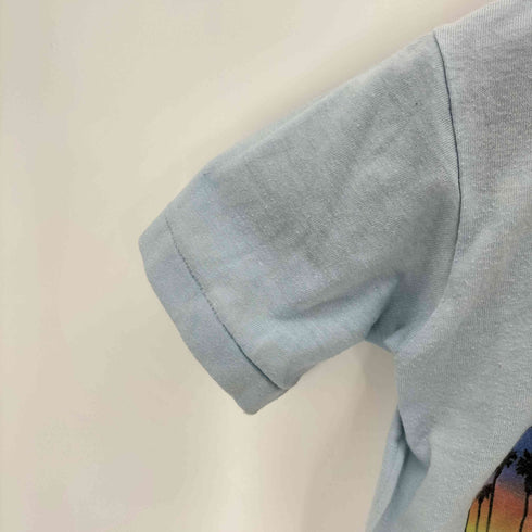 ナイキ NIKE 80s 紺タグ USA製 プリントS/Sカットソー ちびT レディース JPN:M