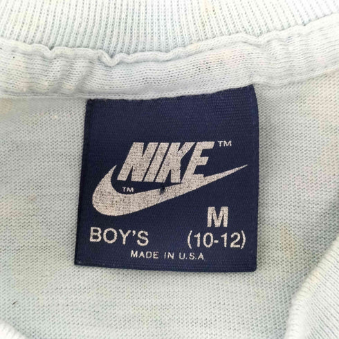 ナイキ NIKE 80s 紺タグ USA製 プリントS/Sカットソー ちびT レディース JPN:M