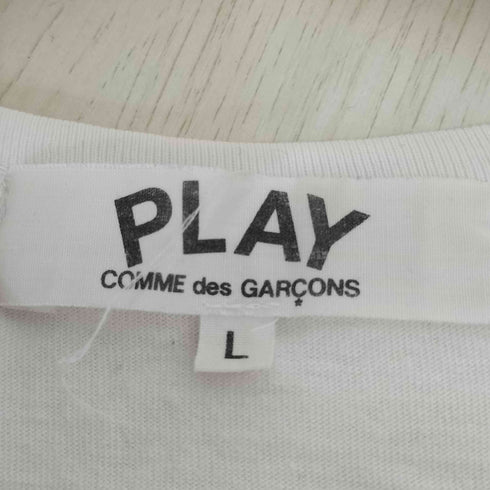 プレイコムデギャルソン PLAY COMME des GARCONS ハートロゴ クルーネックTシャツ レディース JPN:L