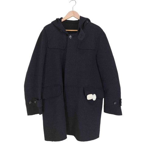 ワイズ Ys 90s- ウールフーディーダッフルコート メンズ S