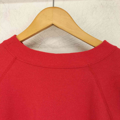 ヘインズ Hanes 80-90s USA製 Her Way クルーネック 無地 ラグランスウェット メンズ import:L