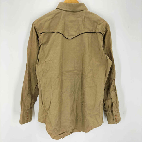 ラングラー Wrangler 70s USA製 COMBED COTTON デザインシャツ メンズ L