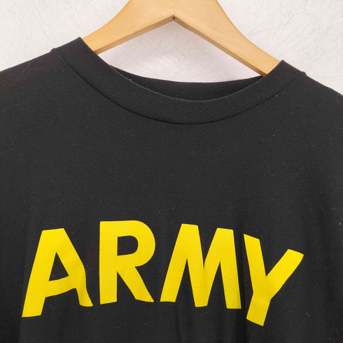 ユーエスアーミー U.S. ARMY トレーニング クルーネック プリント ロングスリーブ Tシャツ メンズ