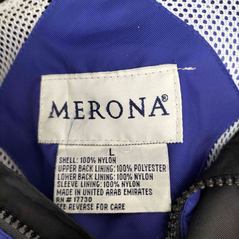 メローナ MERONA 90s フード付き フルジップ ナイロンジャケット メンズ import:L