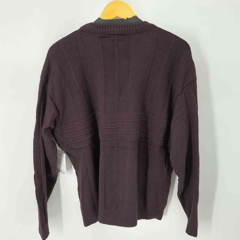 fioldland エンボス クルーネックニット メンズ 3X