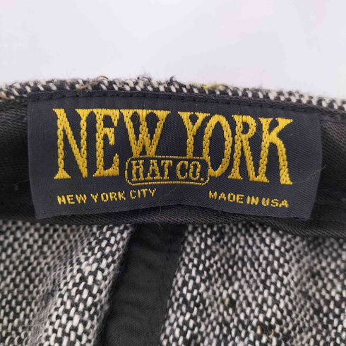 ニューヨークハット NEWYORK HAT&CAP CO. USA製 ツイード ネップ キャスケット メンズ