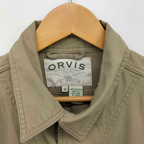 オービス ORVIS サファリ ジャケット チンストラップ エポレット メンズ import:M