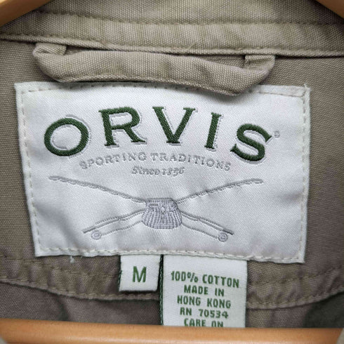 オービス ORVIS サファリ ジャケット チンストラップ エポレット メンズ import:M