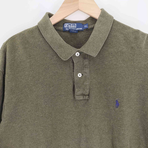 ポロバイラルフローレン Polo by RALPH LAUREN 90S ポニー刺繍 L/S ポロシャツ メンズ import:XL
