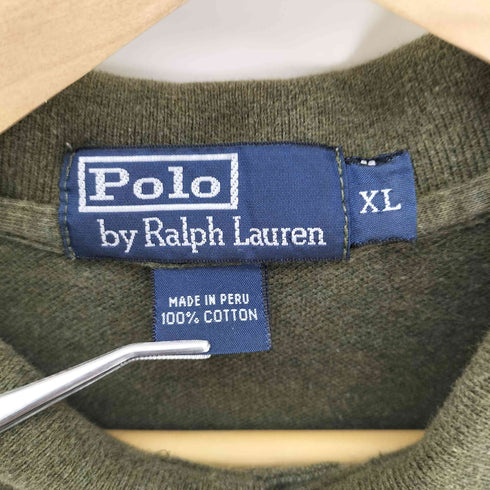 ポロバイラルフローレン Polo by RALPH LAUREN 90S ポニー刺繍 L/S ポロシャツ メンズ import:XL