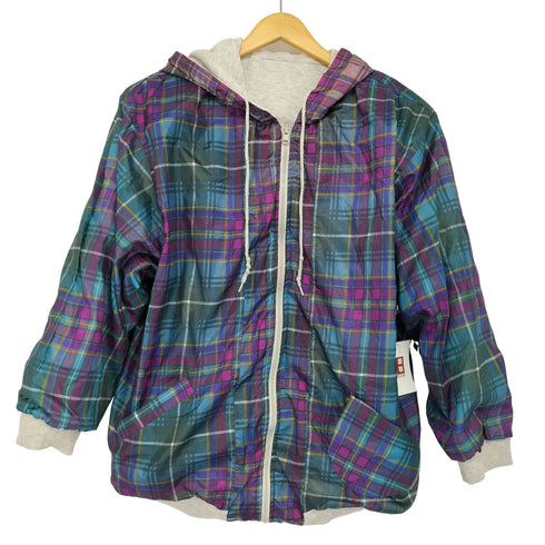 british mist チェック リバーシブル ジャケット メンズ import:M