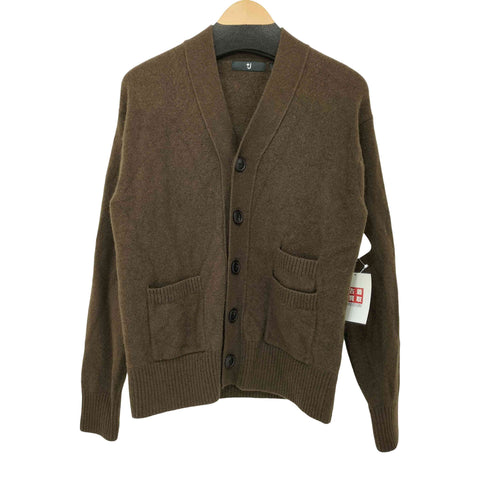 ユニクロプラスジェイ UNIQLO+J プレミアムラムVネックカーディガン メンズ JPN:M