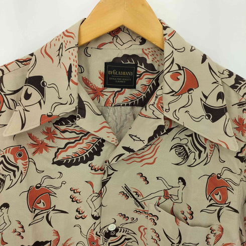 バイグラッドハンド BY GLADHAND SEA ISLAND S/S COVERALL SHIRTS シーアイランド S/S カバーオールシャツ メンズ import:S