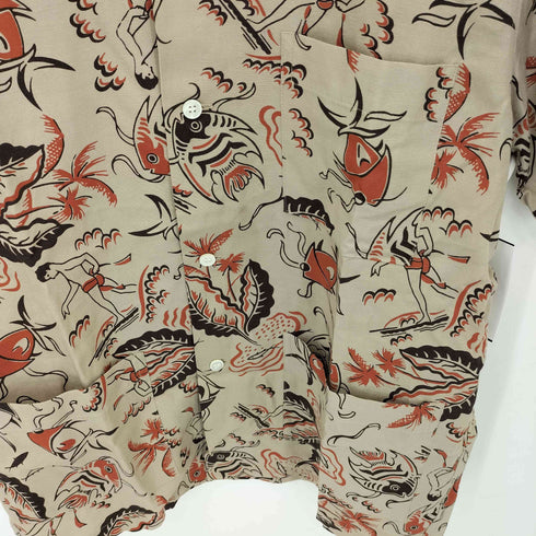 バイグラッドハンド BY GLADHAND SEA ISLAND S/S COVERALL SHIRTS シーアイランド S/S カバーオールシャツ メンズ import:S