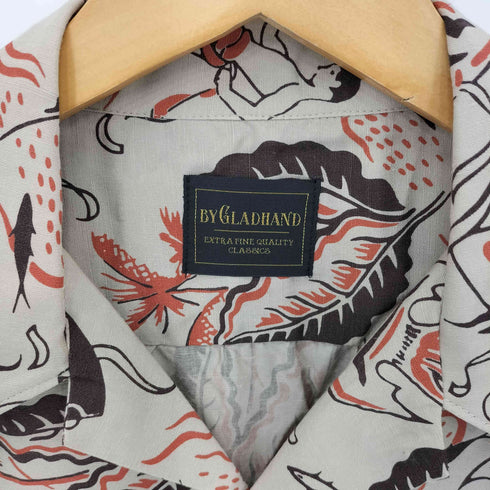 バイグラッドハンド BY GLADHAND SEA ISLAND S/S COVERALL SHIRTS シーアイランド S/S カバーオールシャツ メンズ import:S