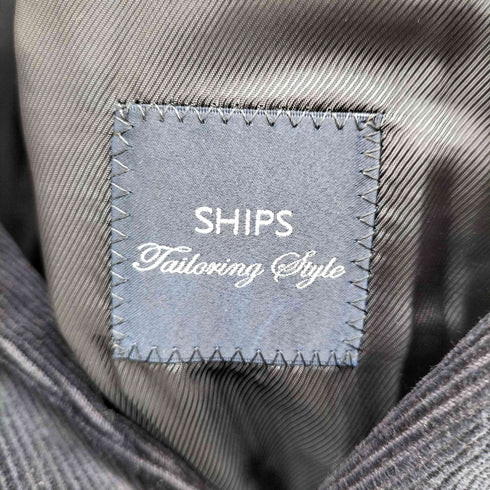 シップス SHIPS VELLUTO DUCA VISCONTI DI MODRONE 日本製 コーデュロイ 2B テーラードジャケット メンズ JPN:48
