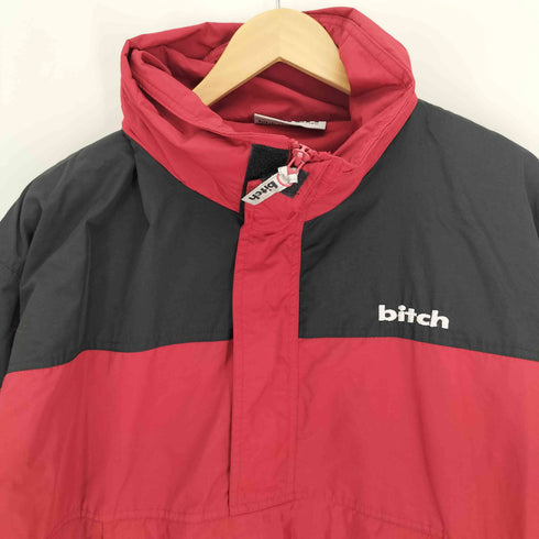 ビッチスケートボーディング bitch skateboards 90-00S ナイロン アノラック パーカー プルオーバー フード パッカブル メンズ import:L