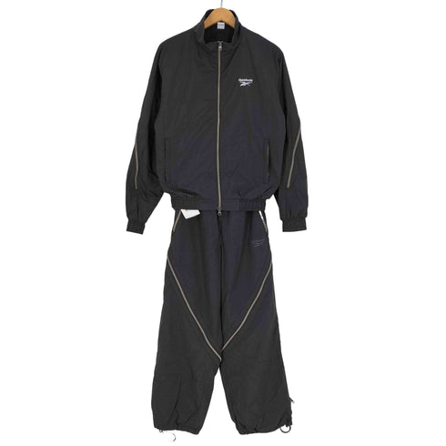 リーボック Reebok MSG 別注 ジップデザインナイロンショートジャケット セットアップ メンズ import:S