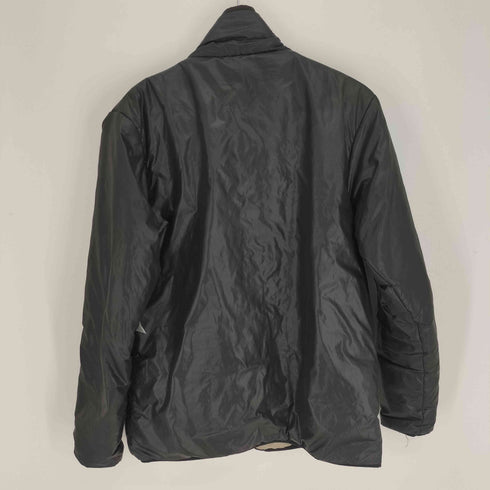 クイックシルバー Quiksilver 90-00S ロゴ刺繍 リバーシブル ジップアップ 中綿 ジャケット Y2K メンズ import:M