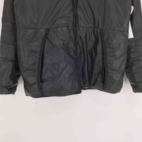 クイックシルバー Quiksilver 90-00S ロゴ刺繍 リバーシブル ジップアップ 中綿 ジャケット Y2K メンズ import:M