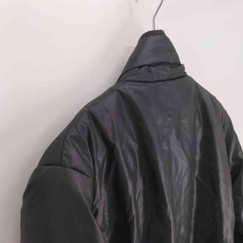 クイックシルバー Quiksilver 90-00S ロゴ刺繍 リバーシブル ジップアップ 中綿 ジャケット Y2K メンズ import:M