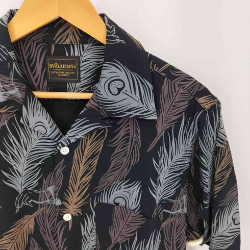 バイグラッドハンド BY GLADHAND PEACOCK QUILL S/S SHIRTS ピーコッククイル 半袖シャツ メンズ import:S