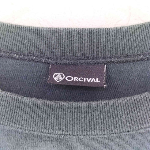 オーシバル ORCIVAL パネルボーダープルオーバートップ メンズ