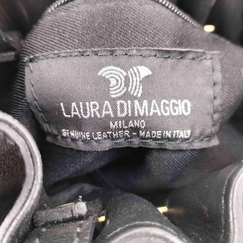 ラウラディマッジオ LAURA DIMAGGIO レザー 巾着デザイン ハンド ショルダーバック レディース