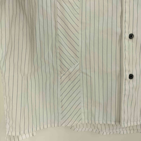 マイビューティフルランドレット my beautiful landlet 25SS POPLIN STRIPED SHORT SLEEVE SHIRT メンズ JPN:0
