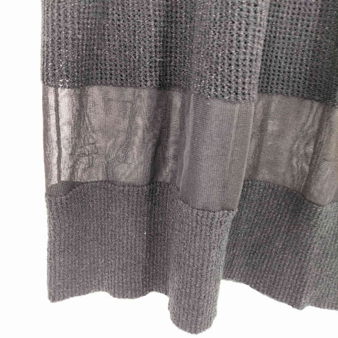 ジーナシス JEANASIS ミニブークレニットノースリーブワンピース レディース FREE