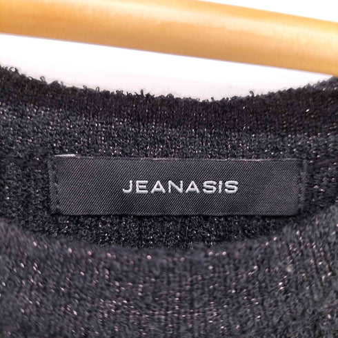 ジーナシス JEANASIS ミニブークレニットノースリーブワンピース レディース FREE