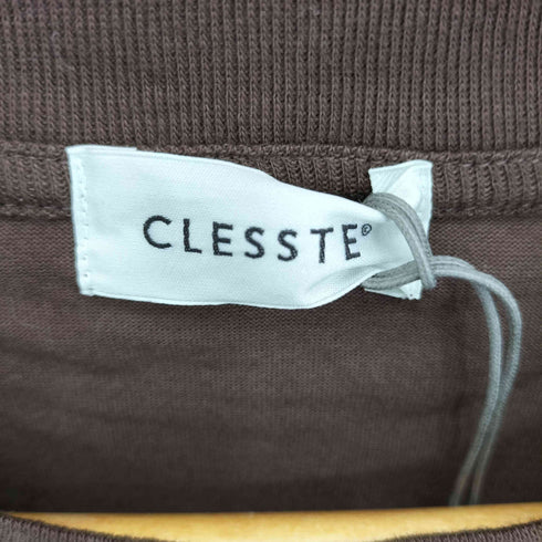 CLESSTE BUBBLE LOGO PRINT MASSIVE T-SHIRT WITH DRAWSTRINGS クルーネックTシャツ メンズ FREE