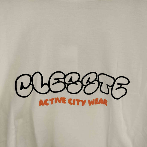 CLESSTE 25AW BUBBLE LOGO PRINT MASSIVE T-SHIRT WITH DRAWSTRINGS オーバーサイズ プリント Tシャツ メンズ FREE