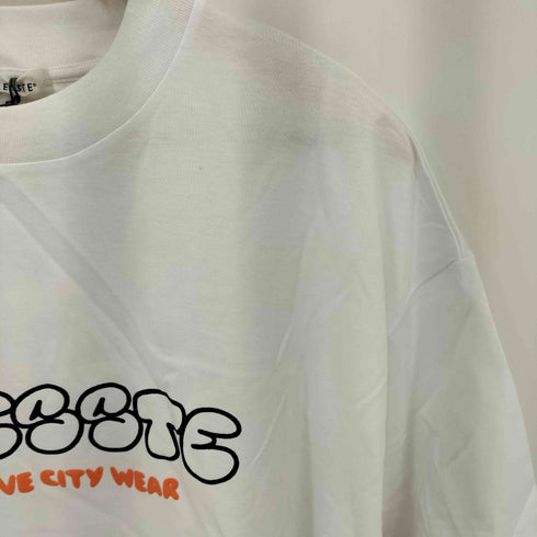 CLESSTE BUBBLE LOGO PRINT MASSIVE T-SHIRT WITH DRAWSTRINGS クルーネックTシャツ メンズ FREE