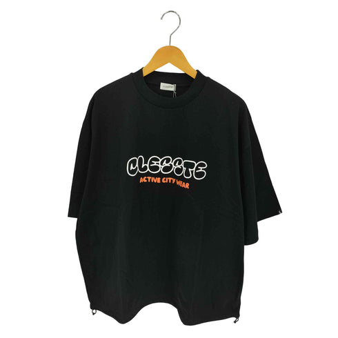 CLESSTE BUBBLE LOGO PRINT MASSIVE T-SHIRT WITH DRAWSTRINGS クルーネックTシャツ メンズ FREE