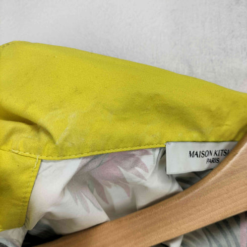 メゾンキツネ MAISON KITSUNE x Hotel Olympia パーム フロント プリント リゾート シャツ メンズ S