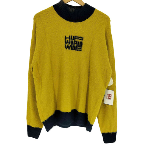 ハフ HUF Disorder Jacquard Sweatshirt Damen Pullover ディソーダー ジャカード スウェットシャツ ダメン プルオーバー メンズ import:L