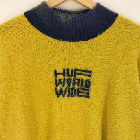 ハフ HUF Disorder Jacquard Sweatshirt Damen Pullover ディソーダー ジャカード スウェットシャツ ダメン プルオーバー メンズ import:L