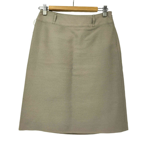 バーバリーロンドン BURBERRY LONDON シルク混 ひざ丈 タイトスカート レディース FR:38-40