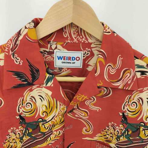 ウィアード WEIRDO WEIRDO HUT - L/S SHIRTS ロングスリーブ アロハシャツ メンズ import:S