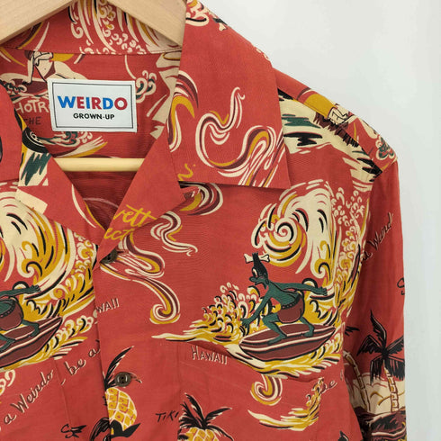 ウィアード WEIRDO WEIRDO HUT - L/S SHIRTS ロングスリーブ アロハシャツ メンズ import:S