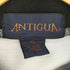 ANTIGUA 90s 企業ロゴ ワンポイント刺繍 ボーダー S/S ポロシャツ メンズ import:XL