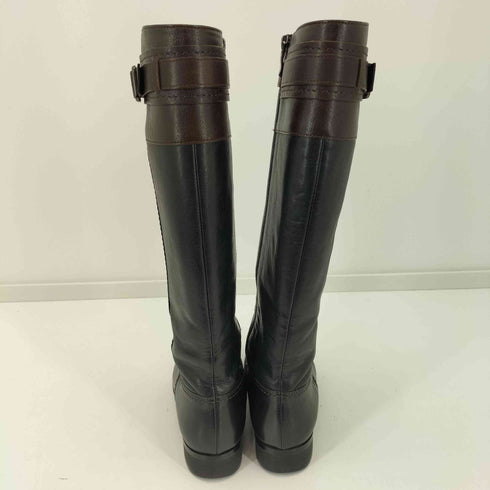 ダイアナ DIANA ジップアップレザーロングブーツ レディース JPN:23.5