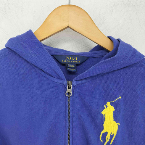 ポロラルフローレン POLO RALPH LAUREN ビックポニー刺繍 フルジップ パーカー フーディ レディース 160/80