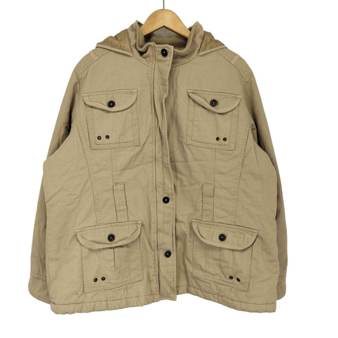 ビバリーヒルズポロクラブ BEVERLY HILLS POLO CLUB キャンバス ミリタリージャケット レディース 2X