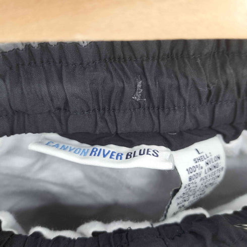 CANYONRIVER BLUES ドローストリング ジッパースリット ワイドナイロンパンツ メンズ L