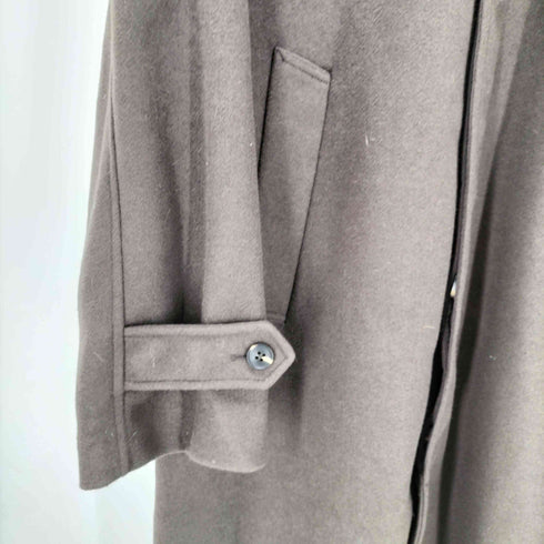 エマクローズ EMMA CLOTHES 24AW テック メルトン 2WAY オーバー ロング ラグラン ステンカラー コート メンズ JPN:L