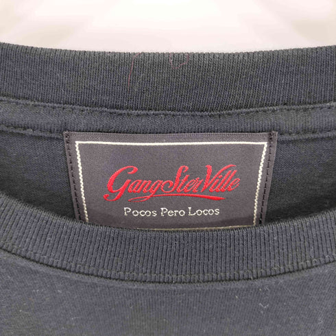 ギャングスタビル GANGSTERVILLE TATTOO EYES S/S T-SHIRTS シングルステッチ 半袖 Tシャツ メンズ import:S